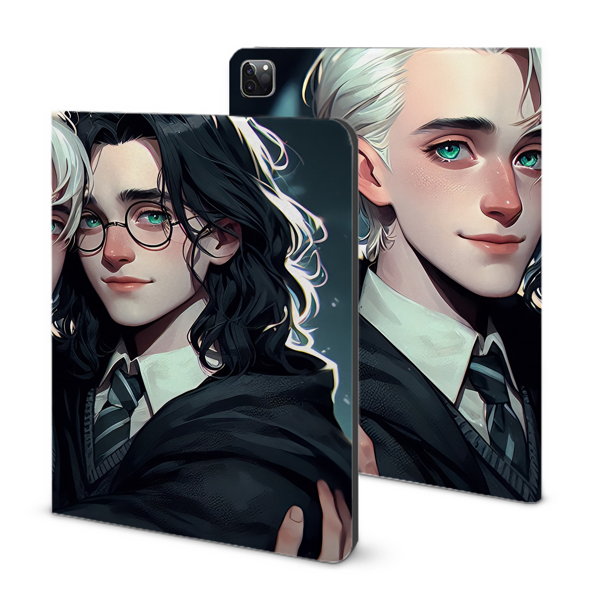 （画像用） Harry Potter ハリー・ポッターシリーズ IPad ケース ブック型 PUレザー TPU 耐衝撃 軽量 薄型 ペン収納なし 全面保護 IPad 各モデル対応